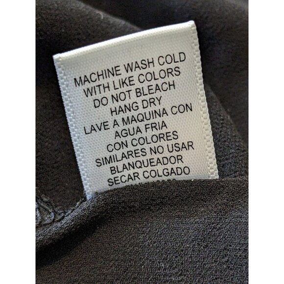 Zenana Outfitters Womens Lace Peplum Top Size Large Black Whimsigoth Witchy Goth - Picture 7 of 7